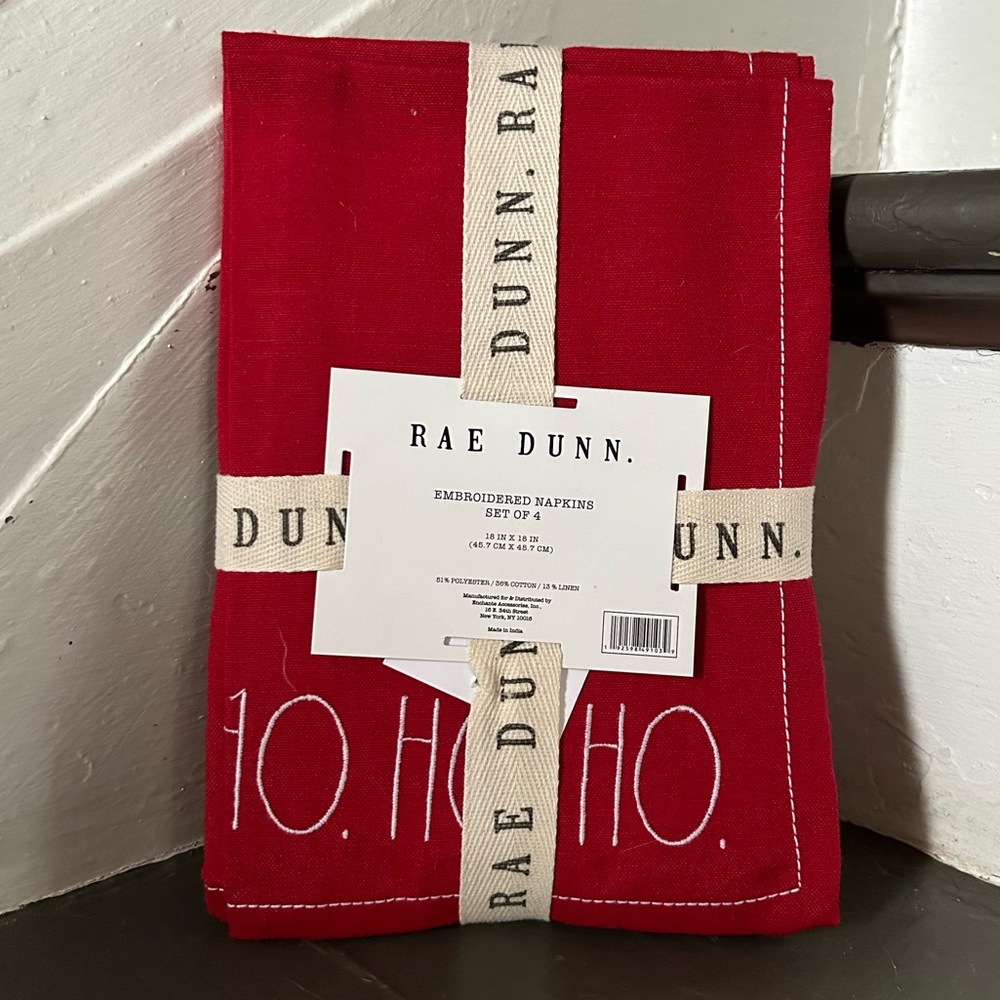 Rae Dunn Embroidered Napkins